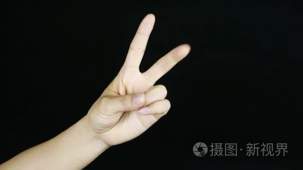 从一数到十,手势视频