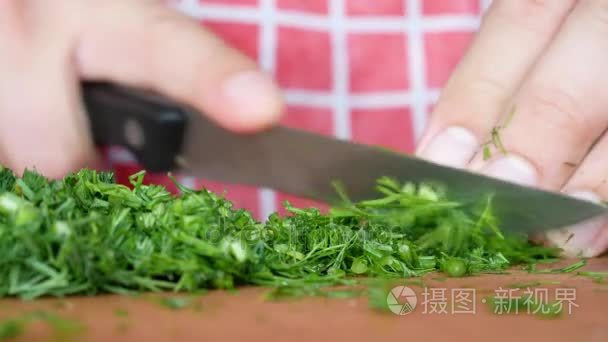 切割莳萝或茴香的砧板用刀