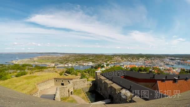 Marstrand 海港的视图