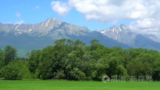 自然保护程序验证山区的清洁度视频