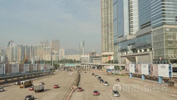 白天在香港的交通视频