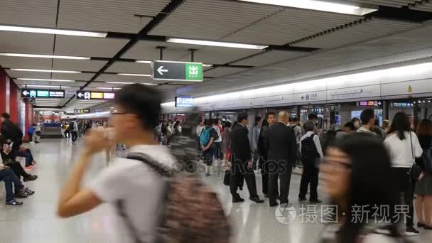 香港铁路站视频