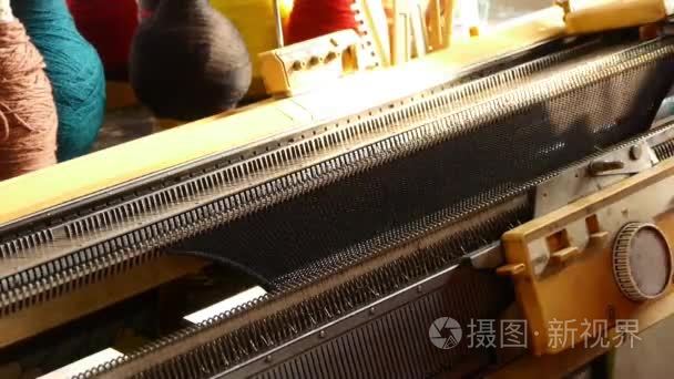现代针织织造磨机视频