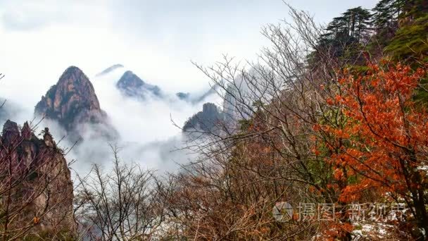 风景秀丽的黄山，中国