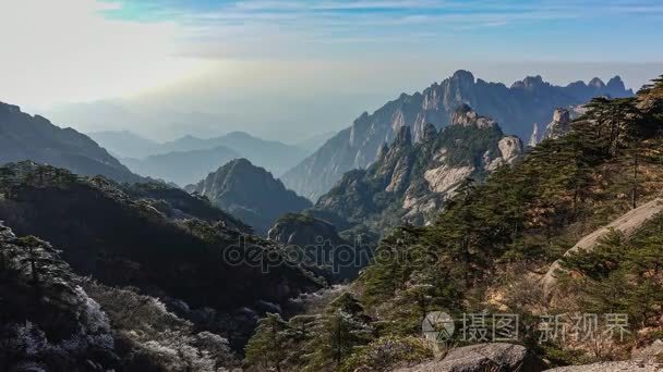 风景秀丽的黄山，中国