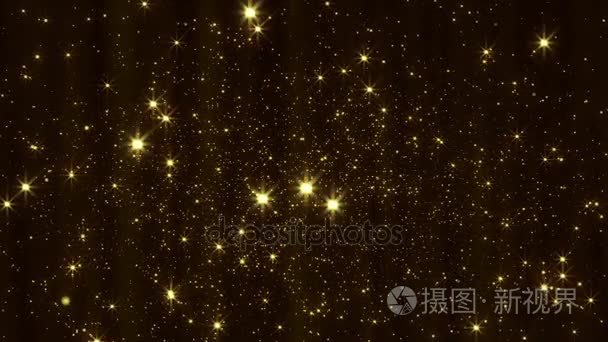 金粒子动画视频