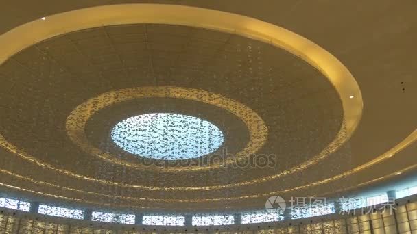 著名的迪拜购物中心主展厅视频