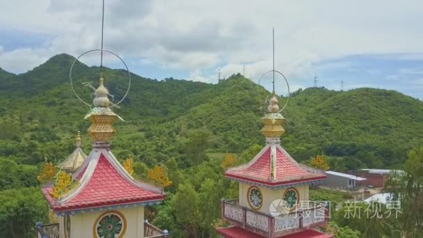 在东方装饰风格的高台寺视频