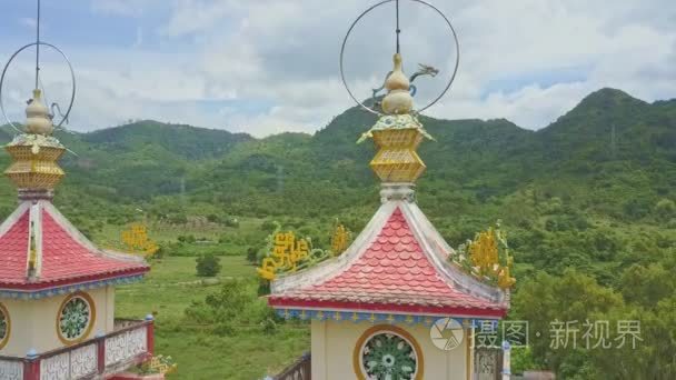 在东方装饰风格的高台寺视频