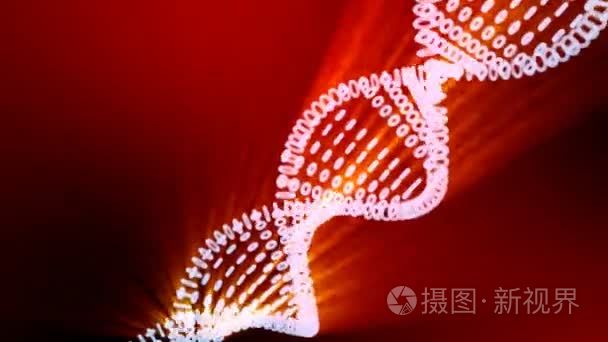 形成的 Dna。Dna 链组装从单个元素