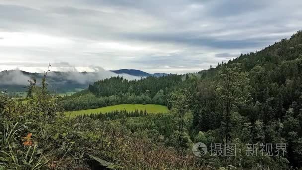 捷克的山基迪景观视频