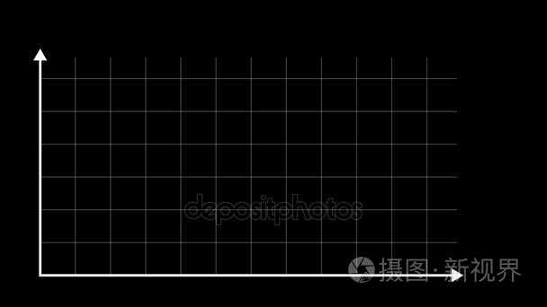 与网格的信息图表 graph 图表箭头轴