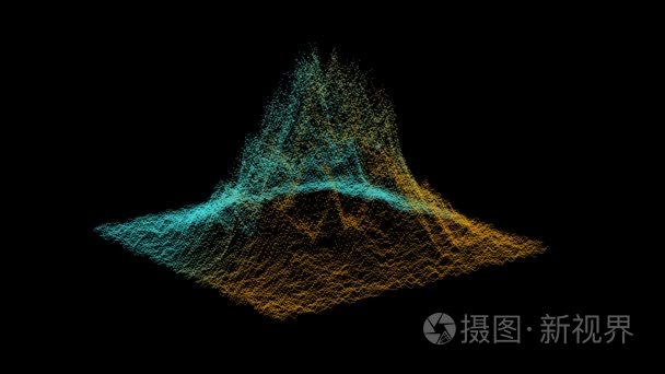 大数据可视化运动背景视频