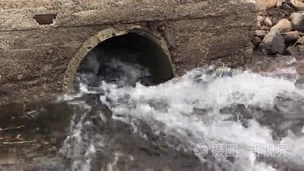 亚美尼亚的河流下水道视频