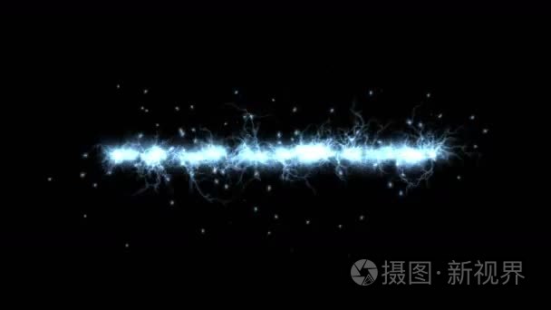 4 k 粒子射线激光焰火，闪电磁，激光抽象背景视频