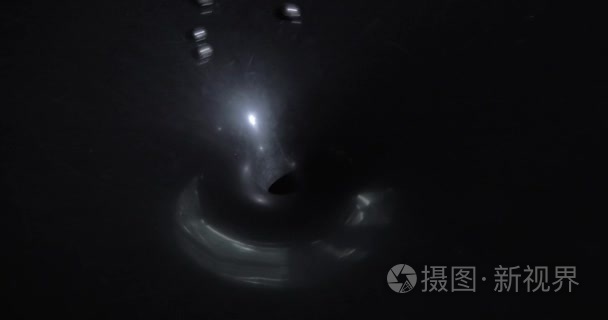 在科学中心的黑洞模型视频