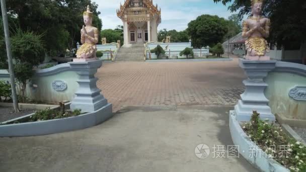 泰国股票录像视频苏梅寺 Wat Khunaram