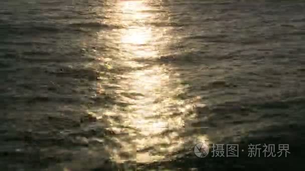 太阳水反射时间流逝视频