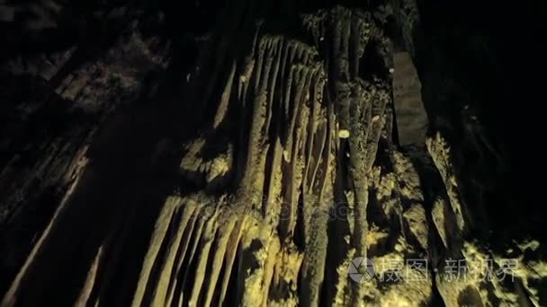 游览法国在马略卡岛上的洞穴视频