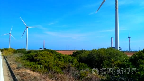 我国风电机组视频