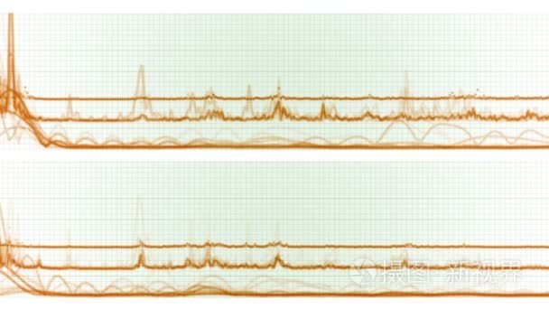 心跳脉搏心电网格线 4 k 股票市场趋势分析统计数据