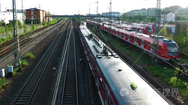 火车和货车运输铁路在德国