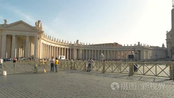 梵蒂冈圣彼得广场视频