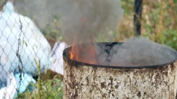 消防桶储油柜视频