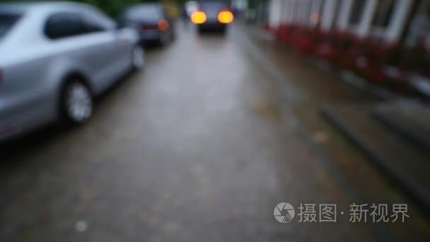 为背景模糊的效果和过渡，道路不是重点，完美的背景和效果的混合模式转换