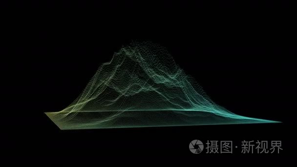 大数据可视化运动背景视频