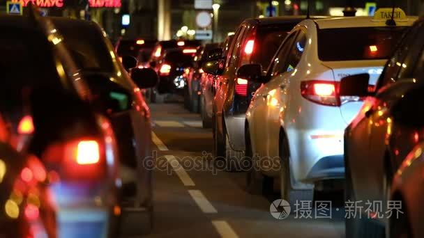 大城市后交通拥堵视频