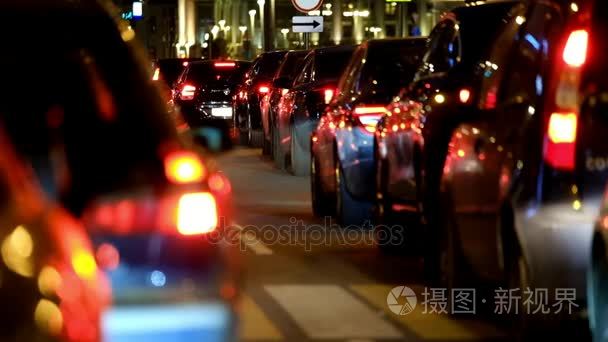 大城市后交通拥堵视频