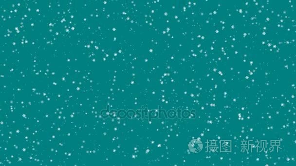 圣诞节降雪动画视频