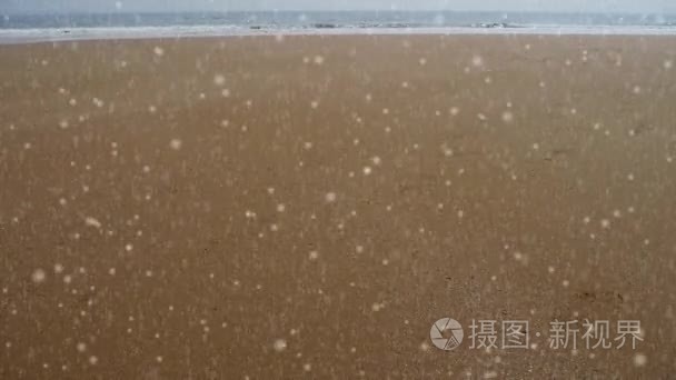 金沙滩海浪视频