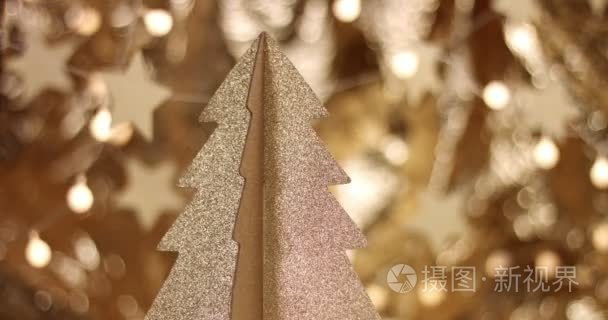 美丽时尚的圣诞装饰品视频