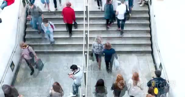 地铁站楼梯视频