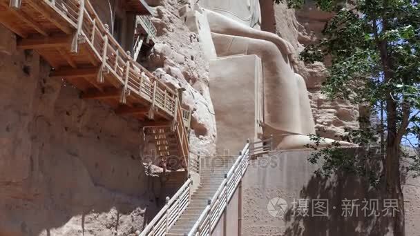炳灵寺寺雕刻佛教雕塑中国石窟视频