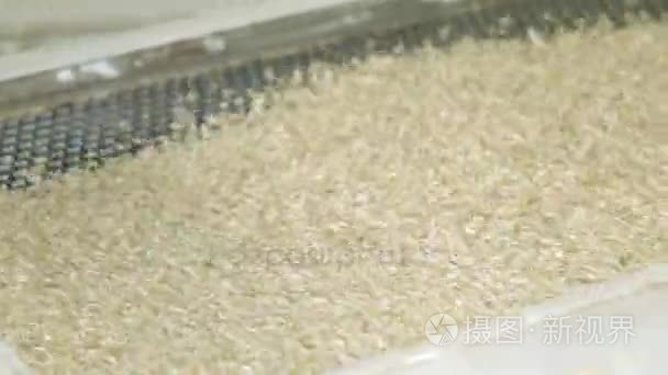 用于清洗大米、谷物的机器。粮食作物的生产