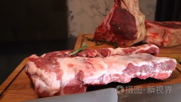 牛排生鲜肉眼牛排视频