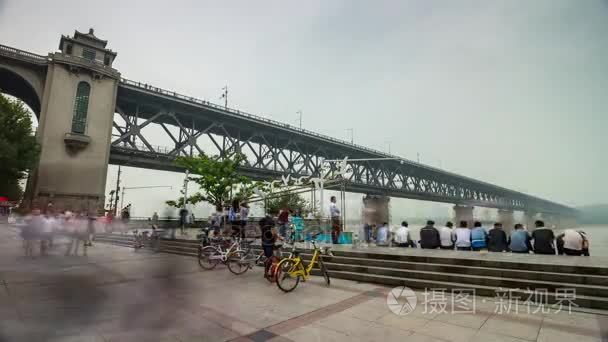 武汉长江长江大桥视频