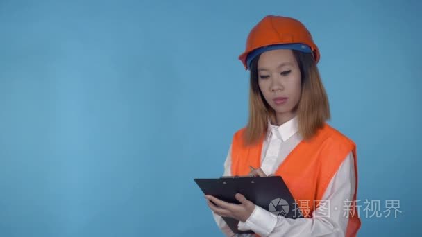 美丽的韩国女工人视频