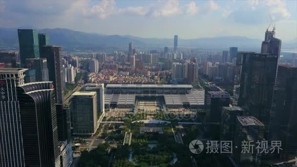 中国照亮深圳城市风貌视频