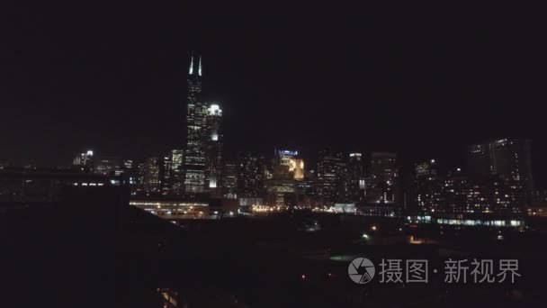 芝加哥市中心城市形象视频
