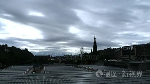 爱丁堡威弗利站屋顶视频