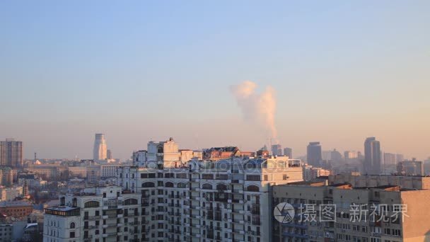 基辅城市大厦空中视频