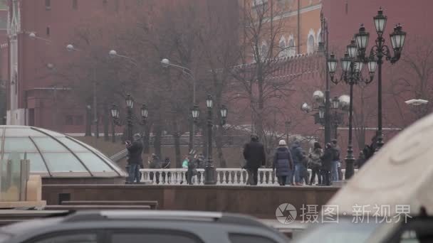 莫斯科的圣诞节和新年视频