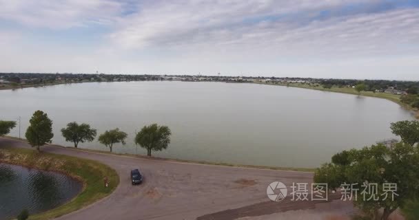 阿尔特斯城市水库空中建射视频