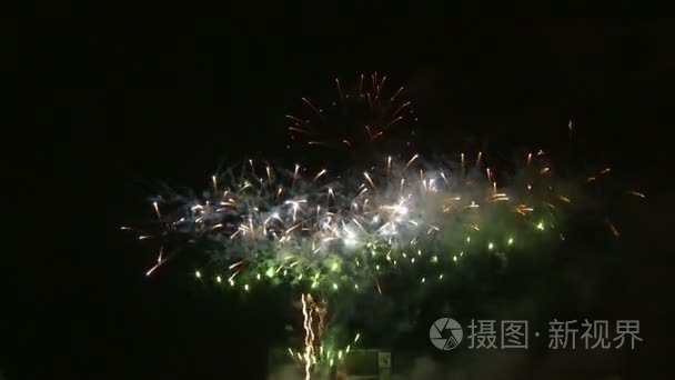 烟花在夜空中视频