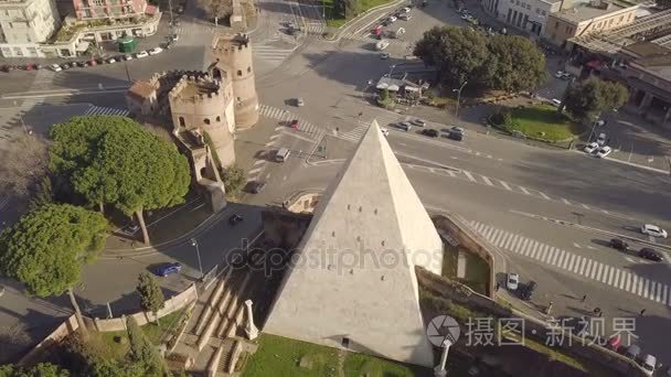 金字塔的赛斯提乌斯在罗马视频
