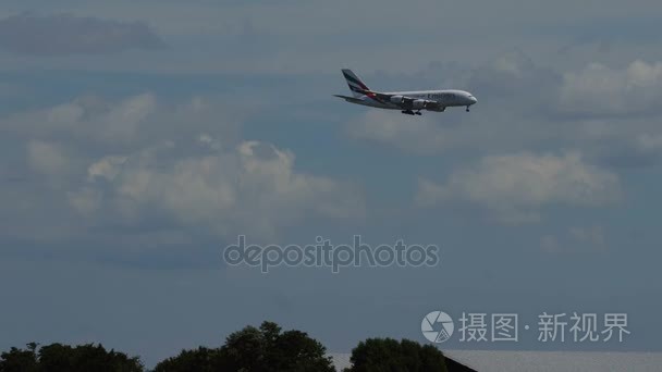 a380 空中客车 A380 接近城市